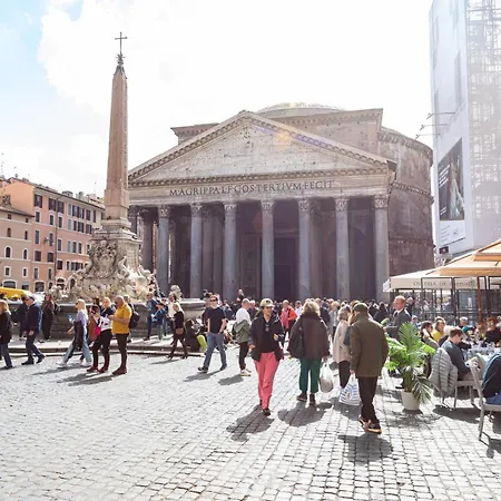 With Terrace By The Amazing Pantheon